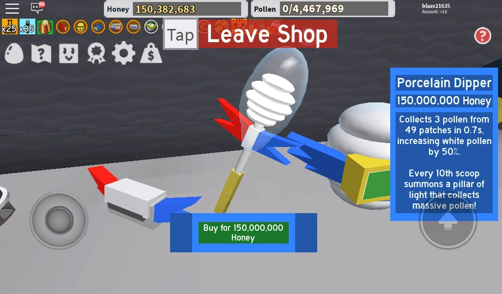 Медовые жетоны в bee swarm simulator. Porcelain dipper. Porcelain dipper. Bss роблокс. Фарфоровая палка bee swarm.