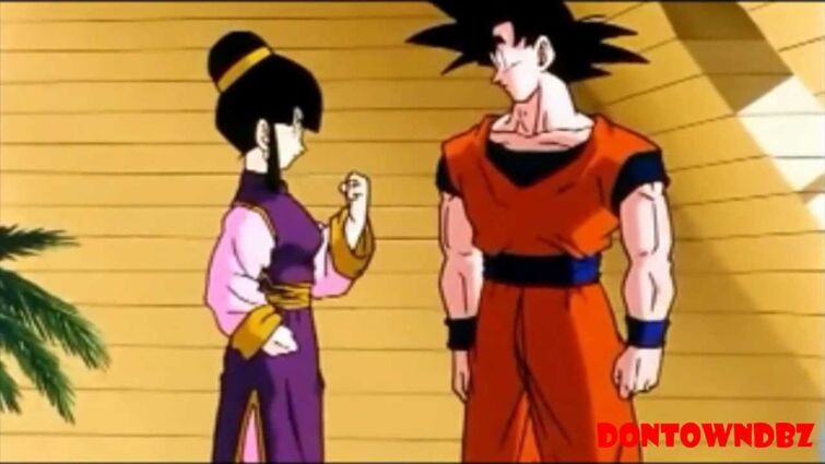 dragon ball z goku and chichi kiss