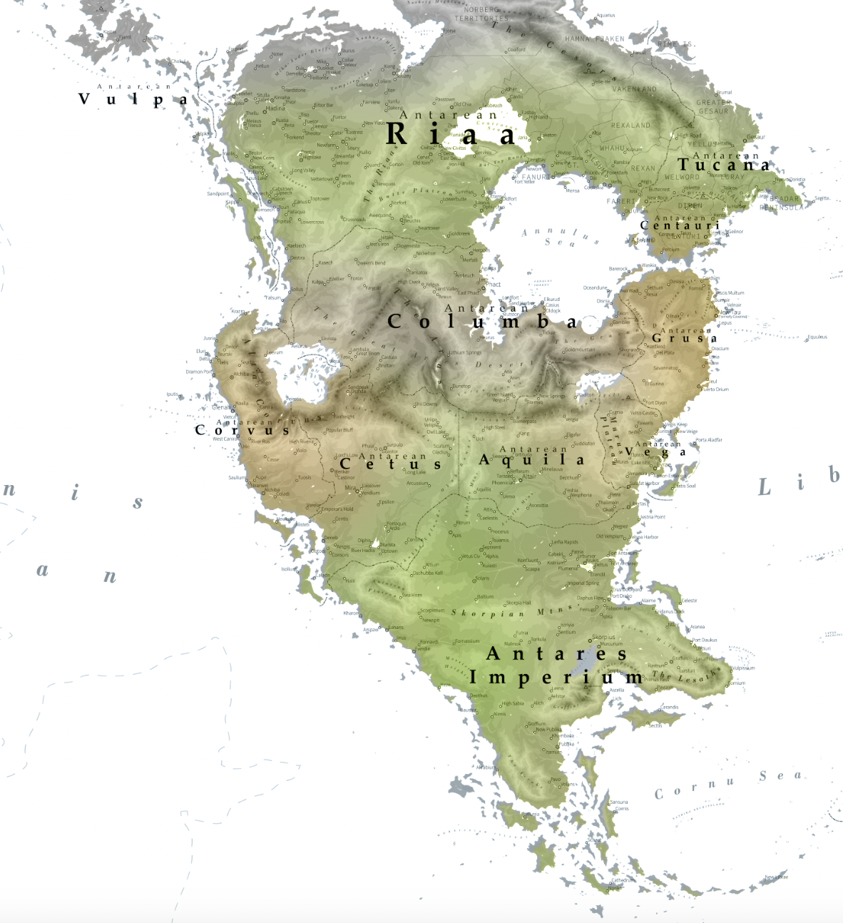 What do you think about my edited centaura map? | Fandom