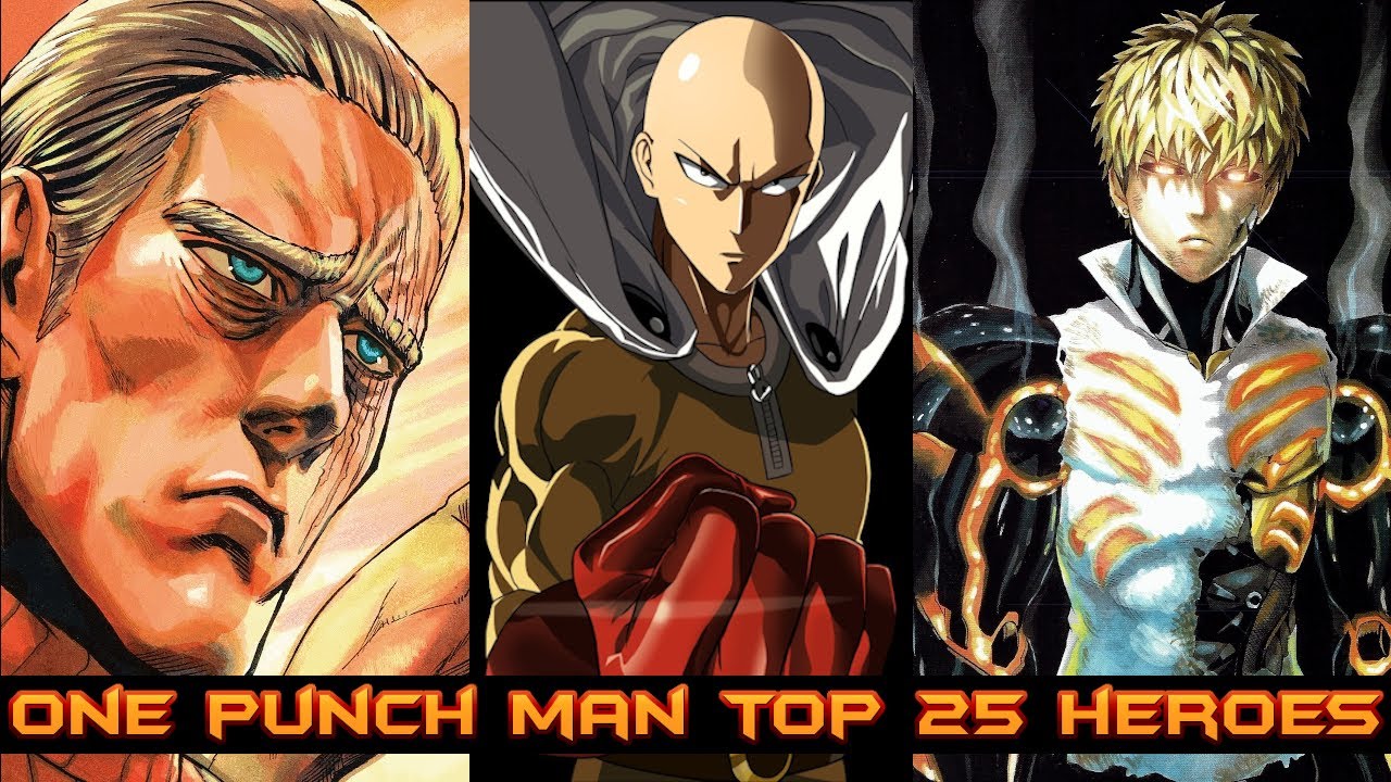 One-Punch Man's Top 10 Strongest Heroes In Universe
