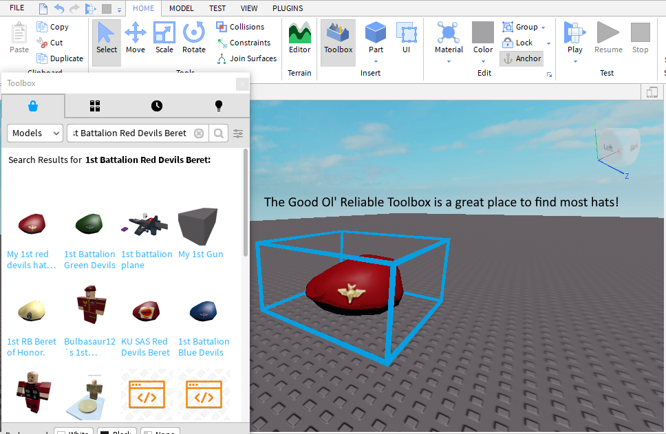 Load Catalog Items Roblox Plugin