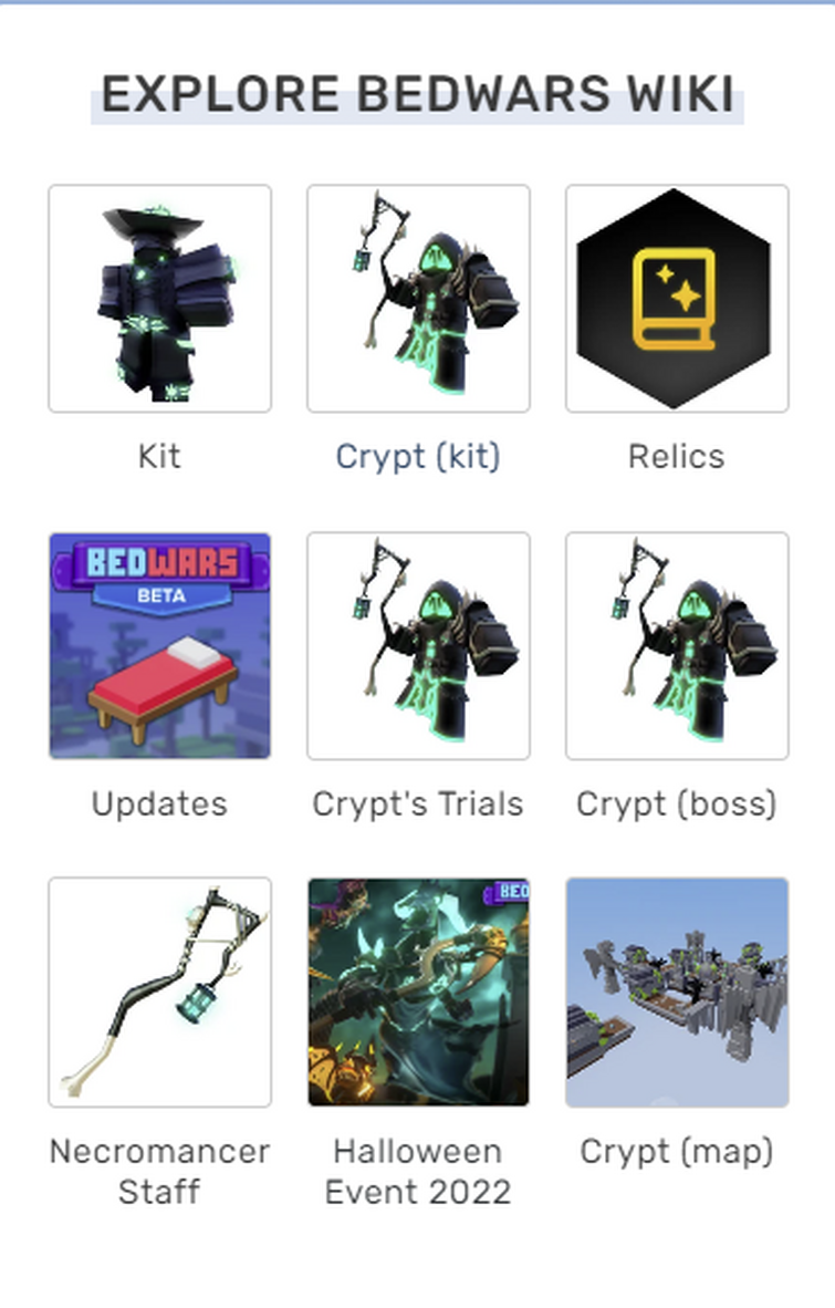 Crypt, BedWars Wiki