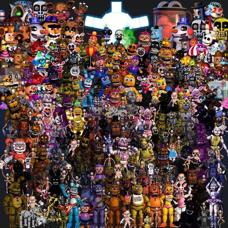 all five night Freddy characters | Fandom