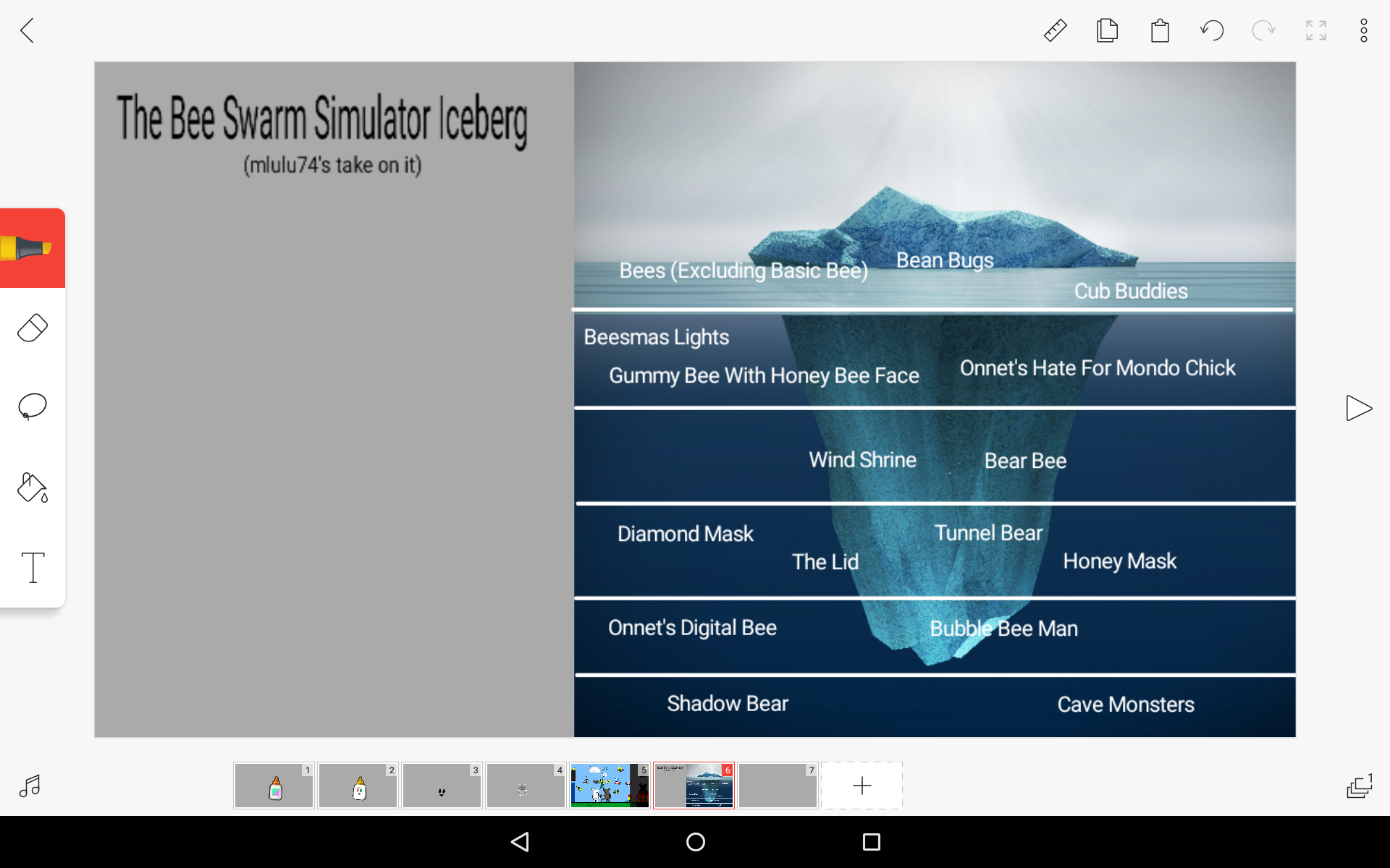 Updated Bee Swarm Simulator Iceberg