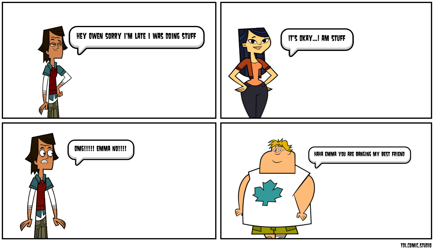 Random shit I made in total drama island comic studio 