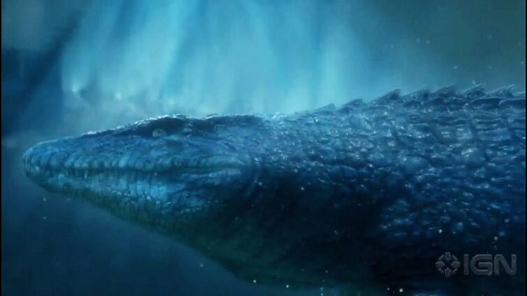 mosasaurus attack