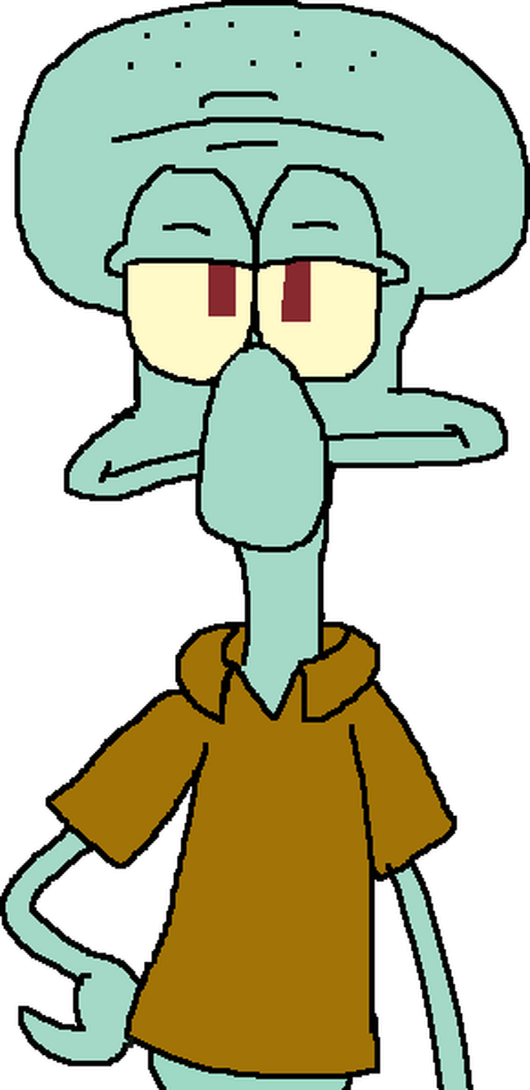 My drawing of Squidward | Fandom