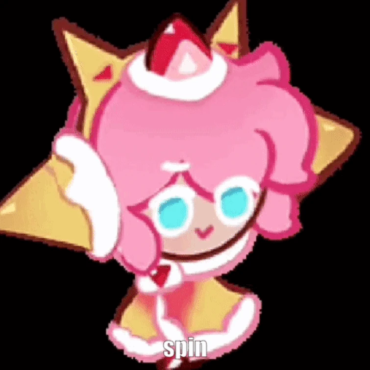 Strawberry crepe cookie spinning gif Fandom