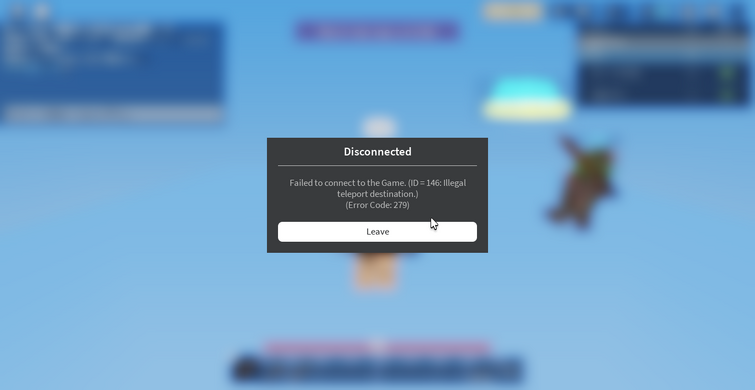 Roblox - Failed To Connect To The Game. (ID -17)