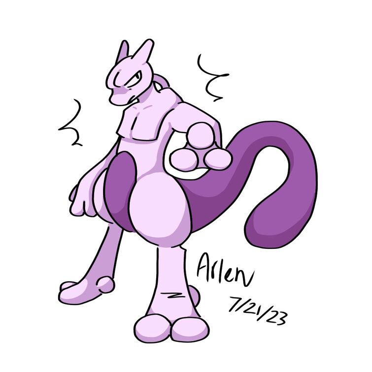 How to Draw Mew - Pokemon Unite 