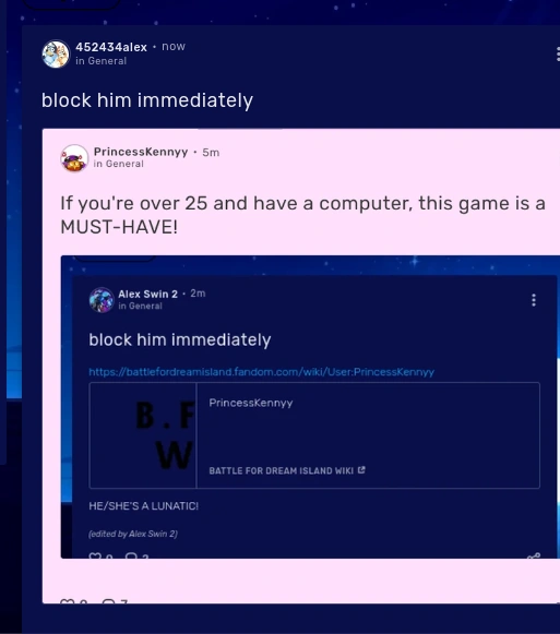 block him!! alex swin !11! Fandom