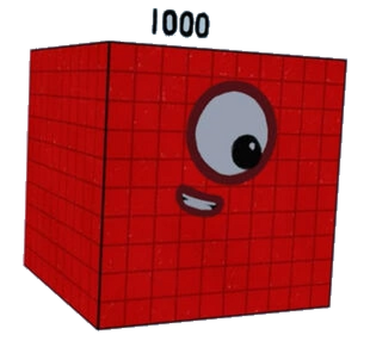 Numberblocks 1,000 to trillion (not harassment) | Fandom