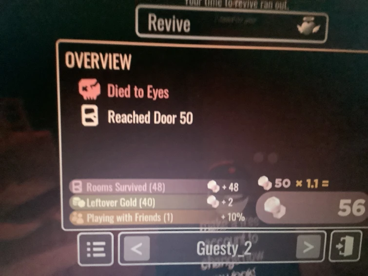 can someone add this in the death screen page Fandom