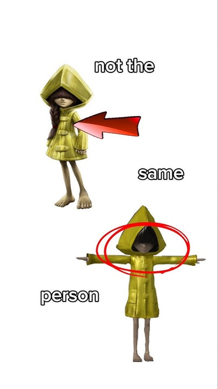 Kids in raincoats be like #littlenightmares #sixlittlenightmares #littlenightmares1