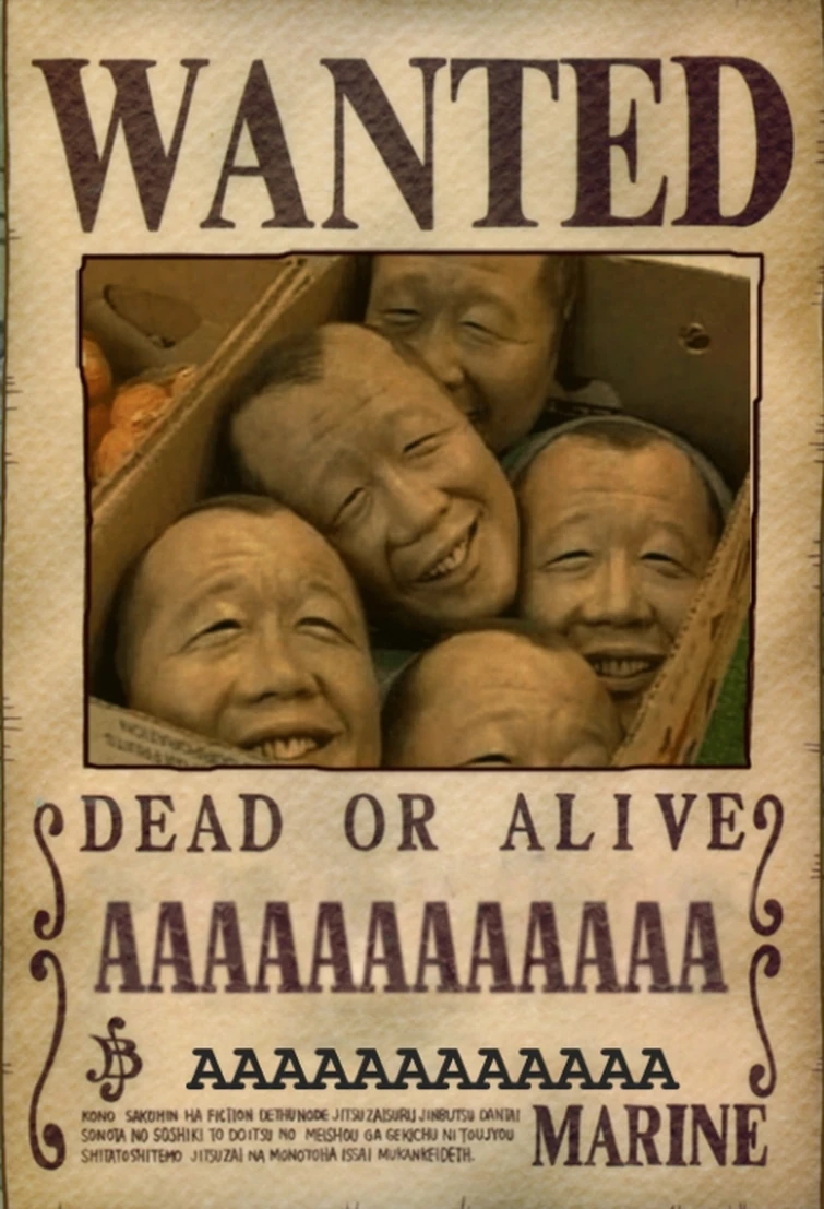 One Piece Wanted Poster Template Because People Might Wanna Make Their Own Wanted Posters Y Not Fandom