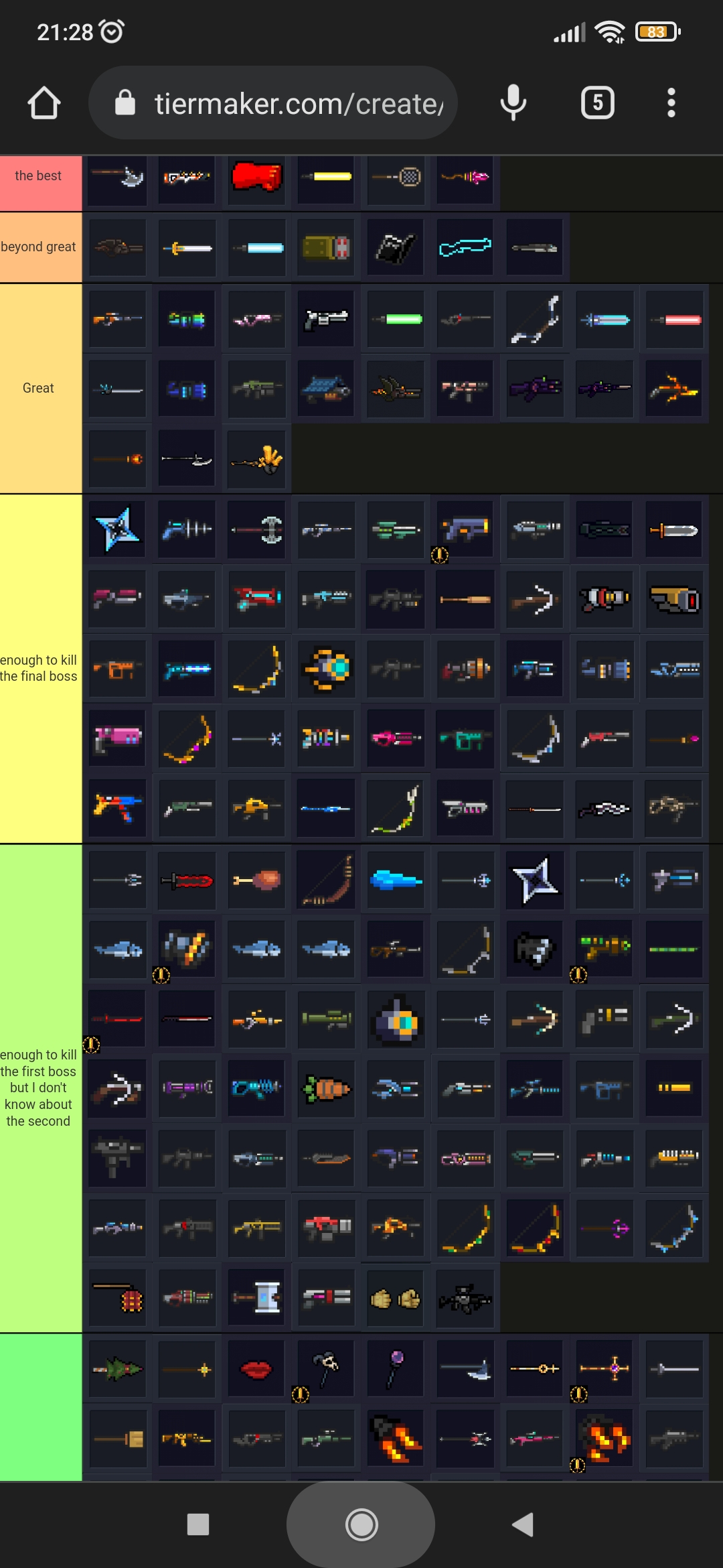 Type Soul Weapon Tier List (December 2023) - Best Weapons Ranked