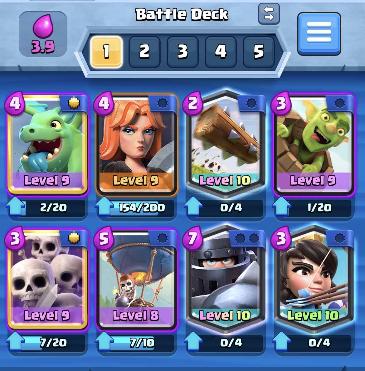New Arena 9/10 deck what do you think of it? | Fandom