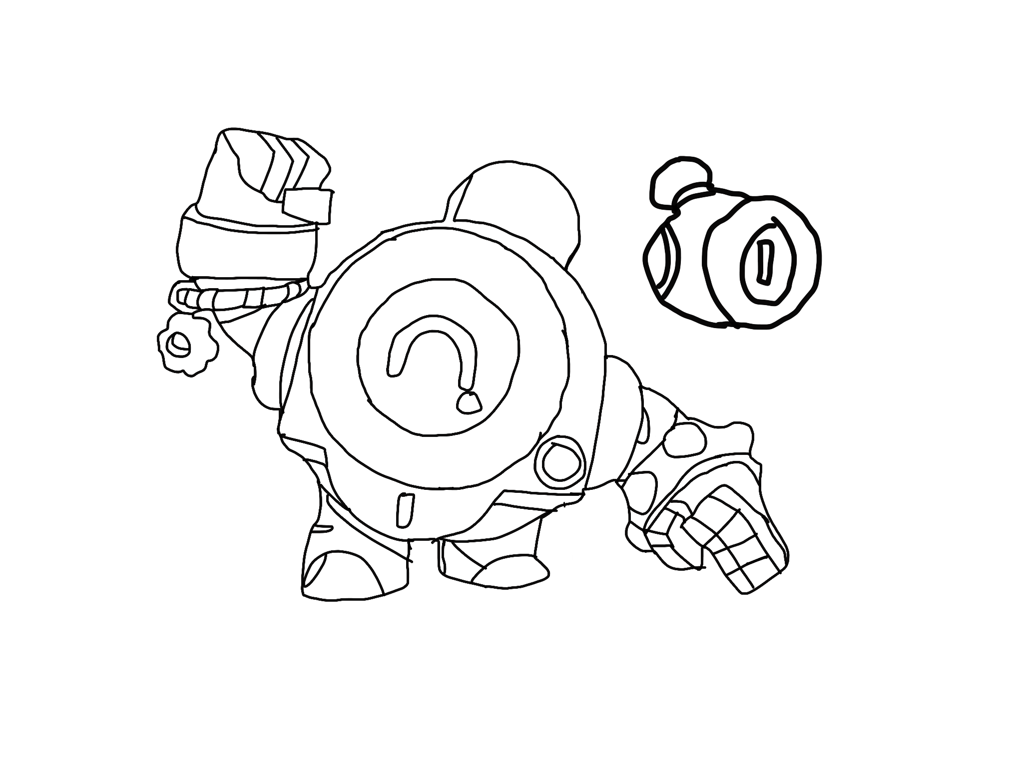 Nani Fandom - gale brawl stars coloring pages