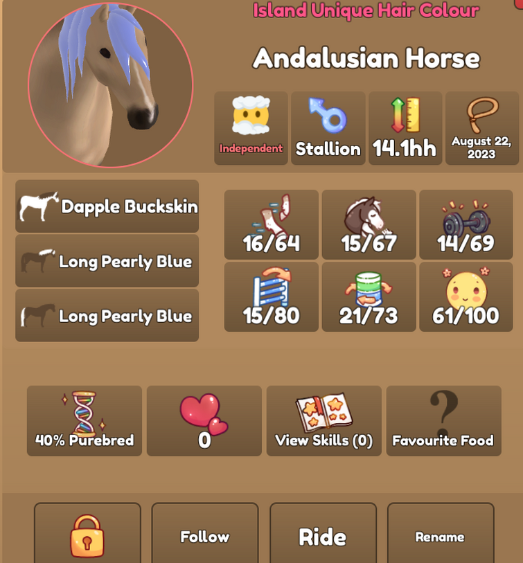 My new baby in wild horse islands any name ideas? in 2023