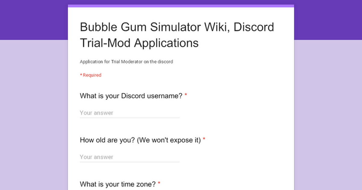 Bubble Gum Simulator Trading Server Discord