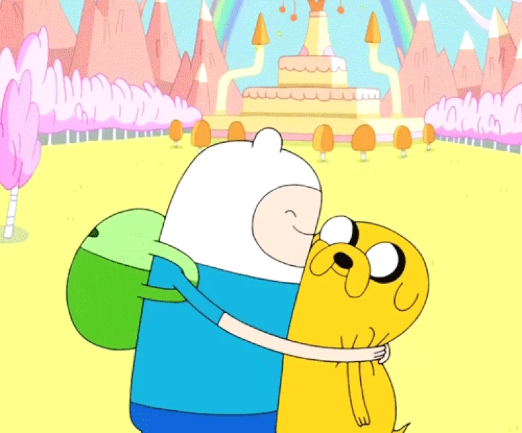 Finn and Jake vs Mordecai and Rigby (Adventure Time vs Regular Show