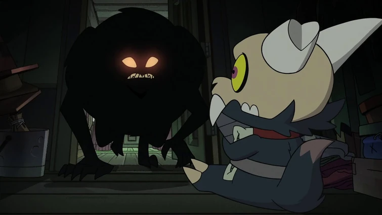 Eda transforms into the owl beast