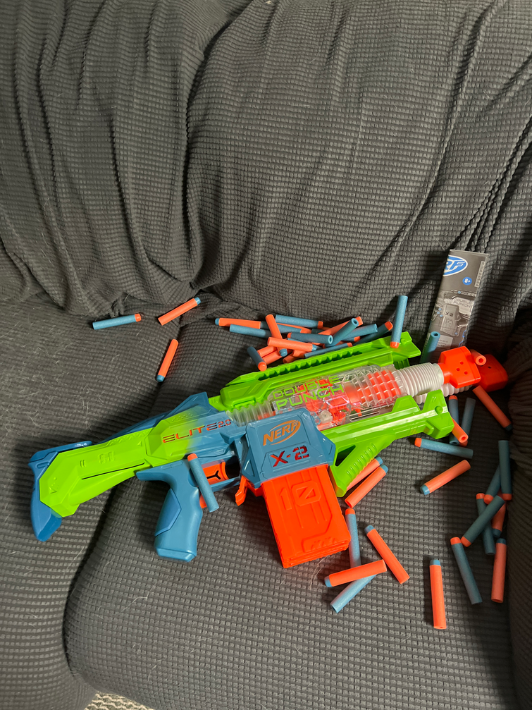 New primary sniper! Can you guess the base blaster? : r/Nerf