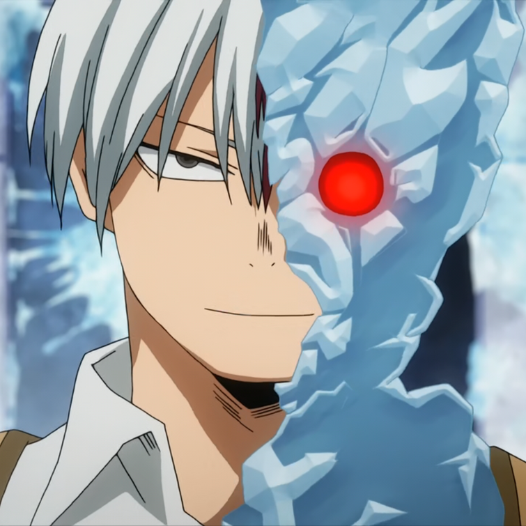 Ok So I Guess We Re All Going To Ignore Creepy Red Eye Cyborg Todoroki Then Fandom