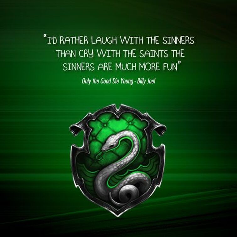 Slytherin 🐍🖤💚 - •Frases Harry Potter• ツ