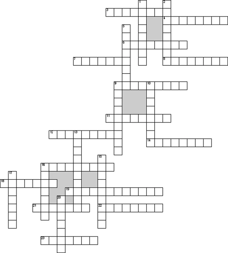 Викторина " Азартный Поттероман " Кроссворд, 3 Тур | Fandom