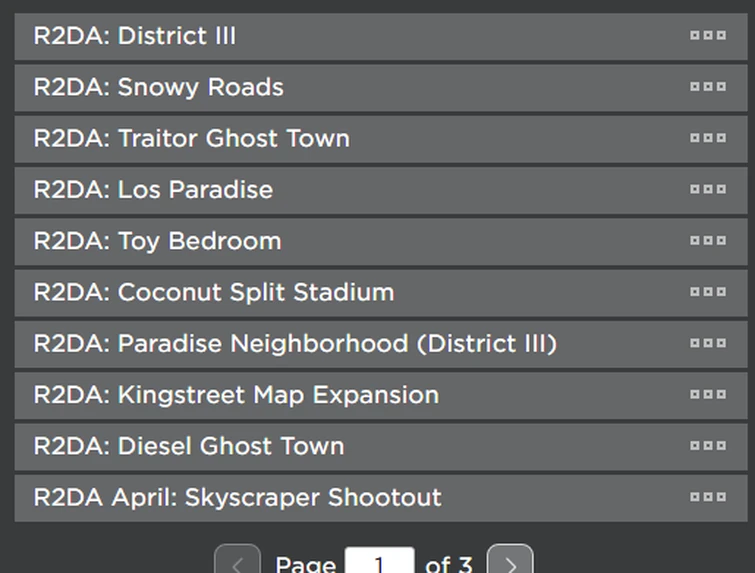 Some r2da maps public to play | Fandom