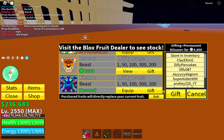 Robux Price Increases for Fruits? | Fandom