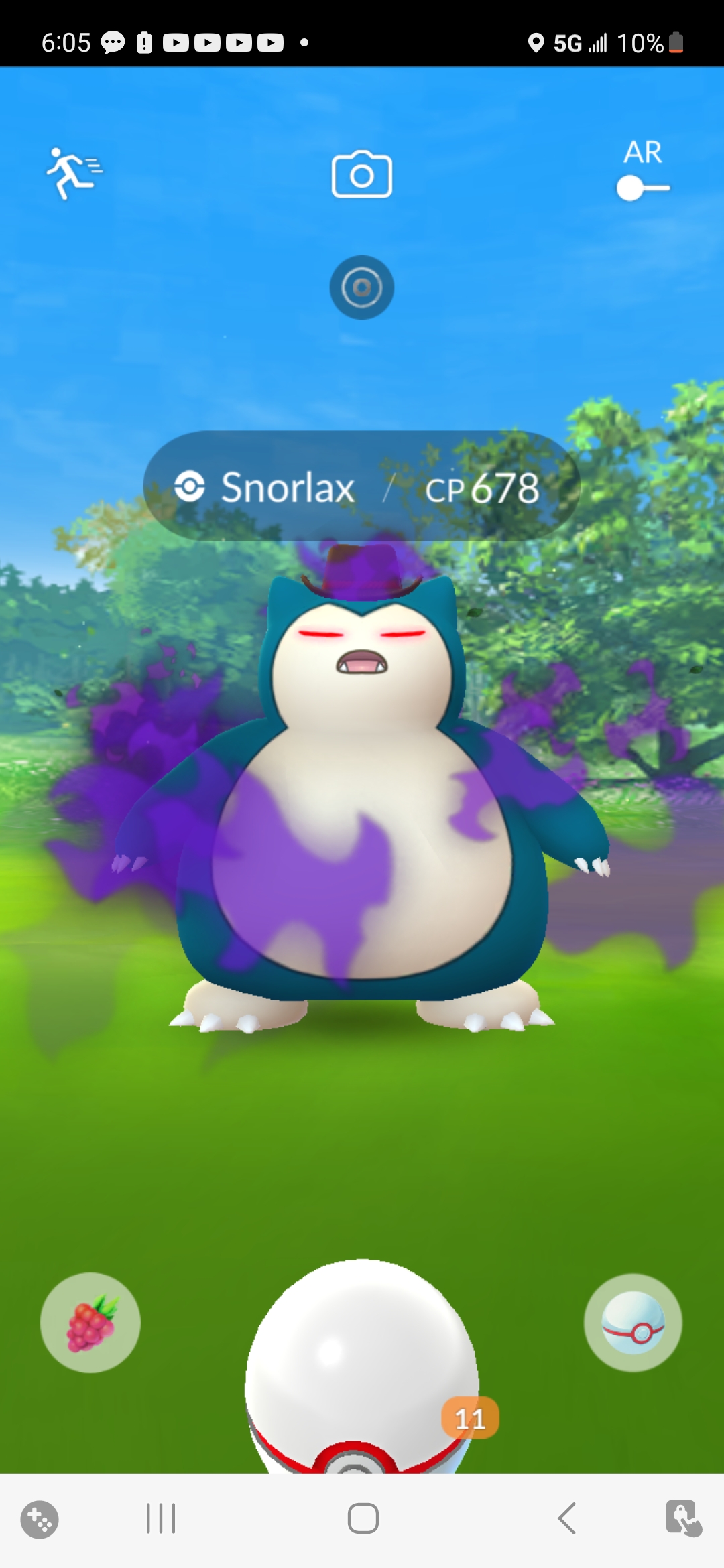 Pokemon Go Shiny Snorlax Super Rare