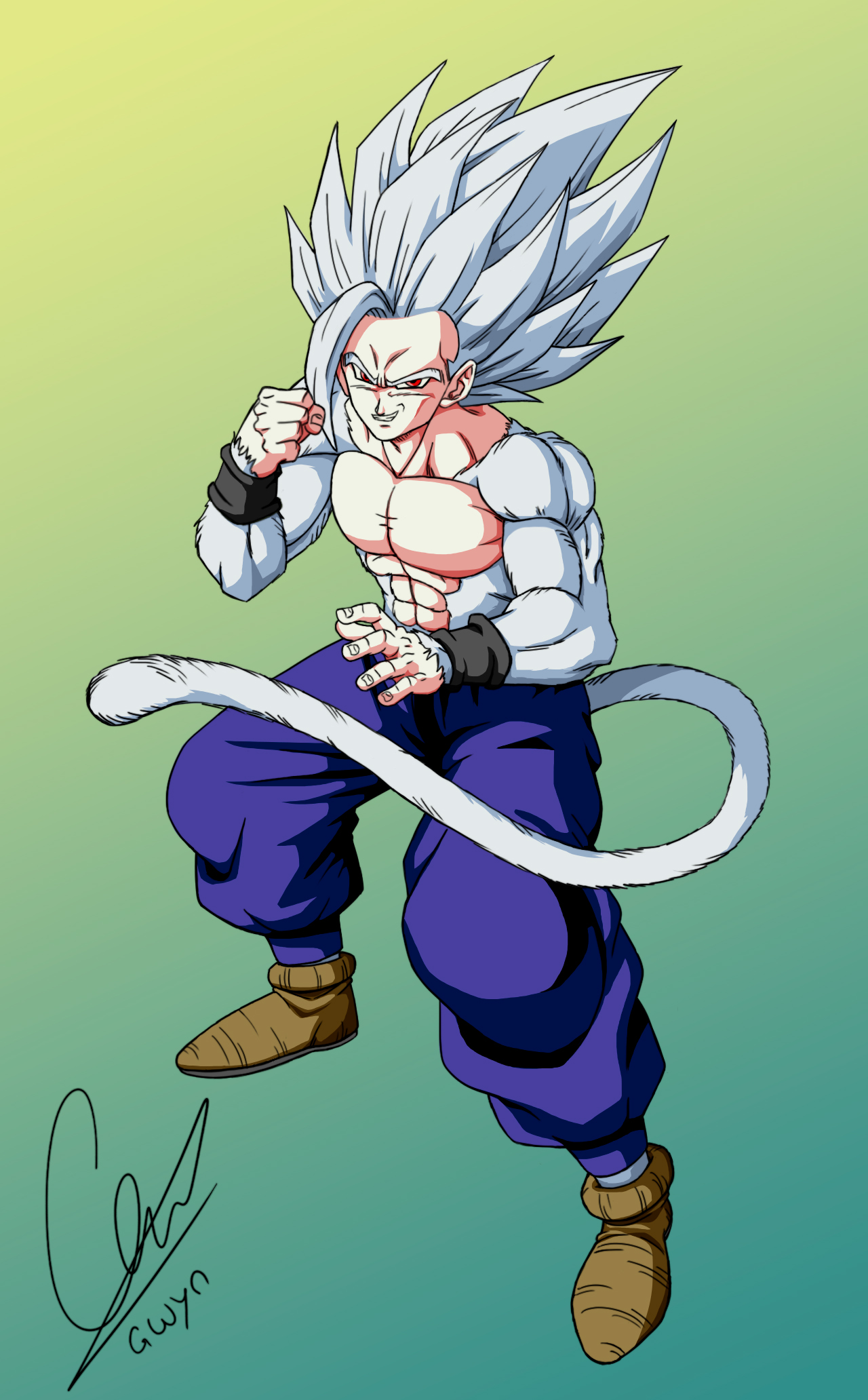 gohan ssj4 drawings