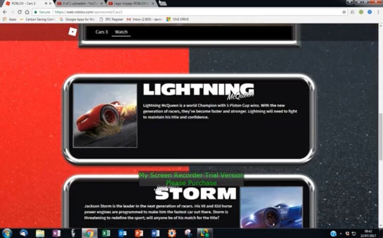 Lightning McQueen Companion, Roblox Wiki
