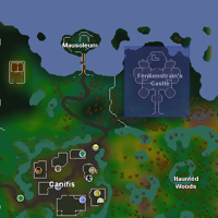 Fenkenstrain's Castle location