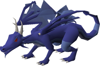 Brutal blue dragon