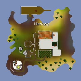Harmony Island map