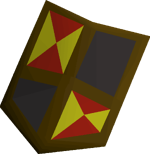 Black shield (h4) detail