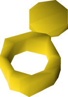 Ring of coins detail