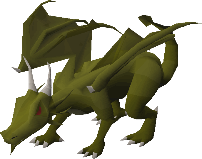 Killing Green Dragons Old School Runescape Wiki Fandom