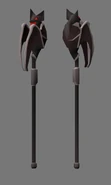 A work-in-progress design of the Sanguinesti staff.