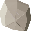 Uncut diamond detail