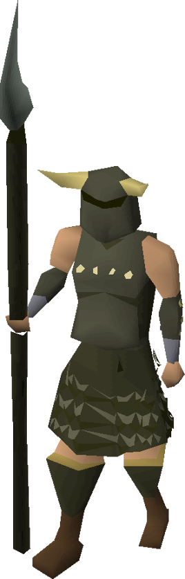 Guthan's armour equipped