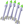Jade bolts (e) detail