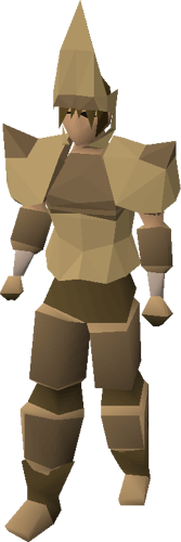 Splitbark armour equipped