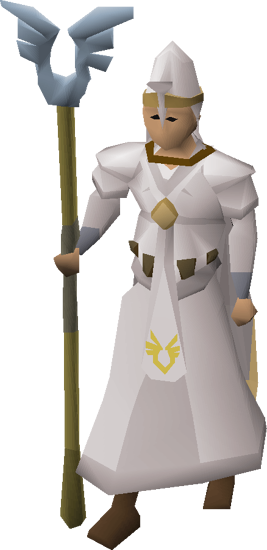 Armadyl vestments equipped