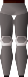 Steel platelegs (t) detail