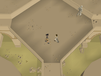 Cryptic clue - talk jeed duel arena.png