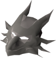 Steel dragon mask detail